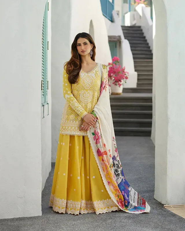 Faiza Saqlain Organza – view 1 – Poshaq