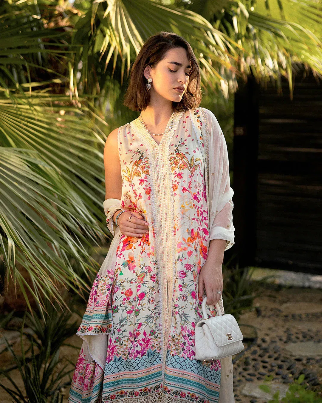 Faiza Saqlain Carmela Luxury Pret Chiffon – view 3 – Poshaq