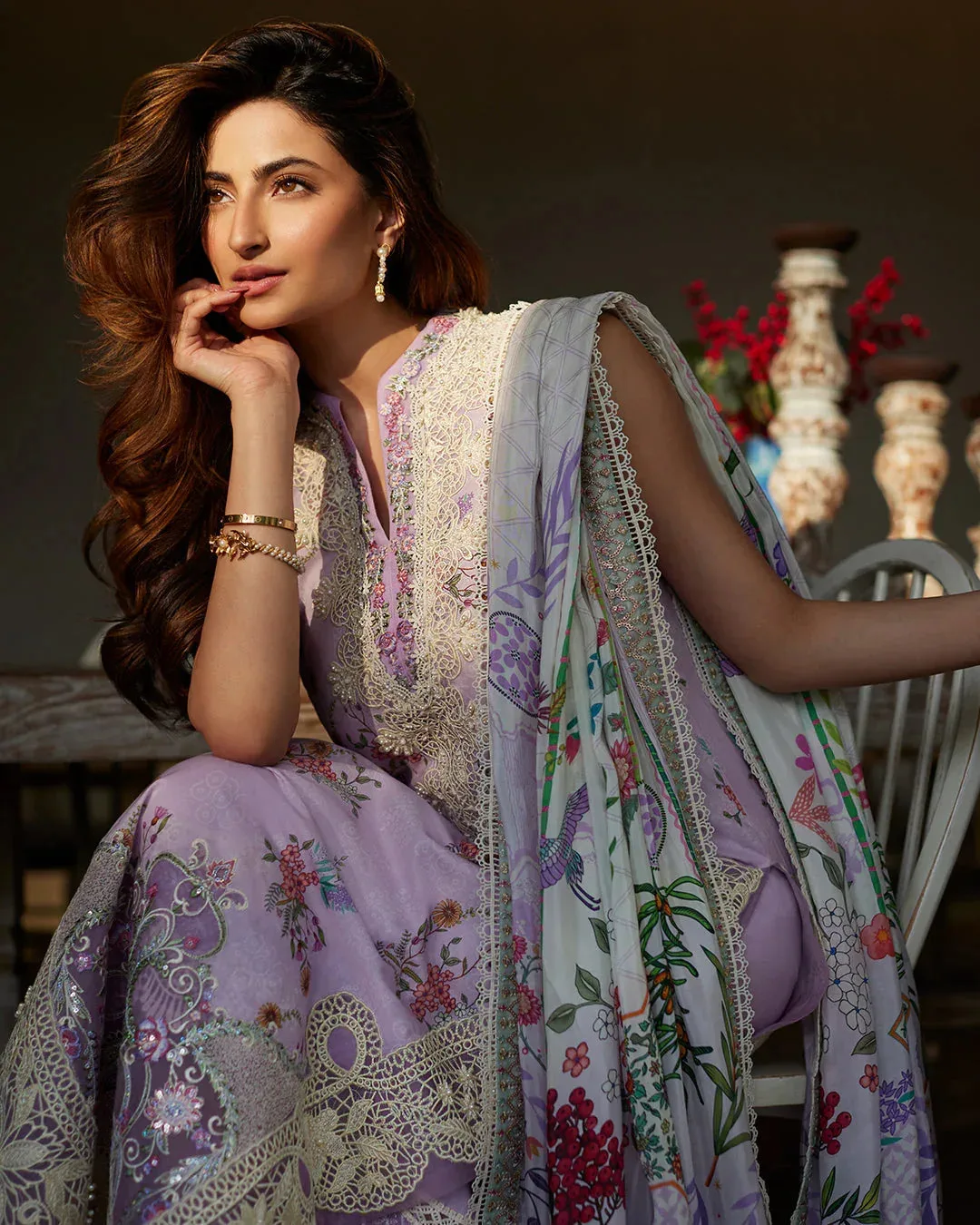Faiza Saqlain Organza – view 3 – Poshaq