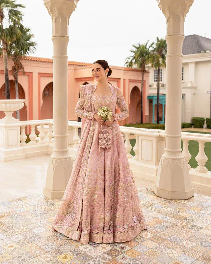 Faiza Saqlain Pink Silk – view 7 – Poshaq