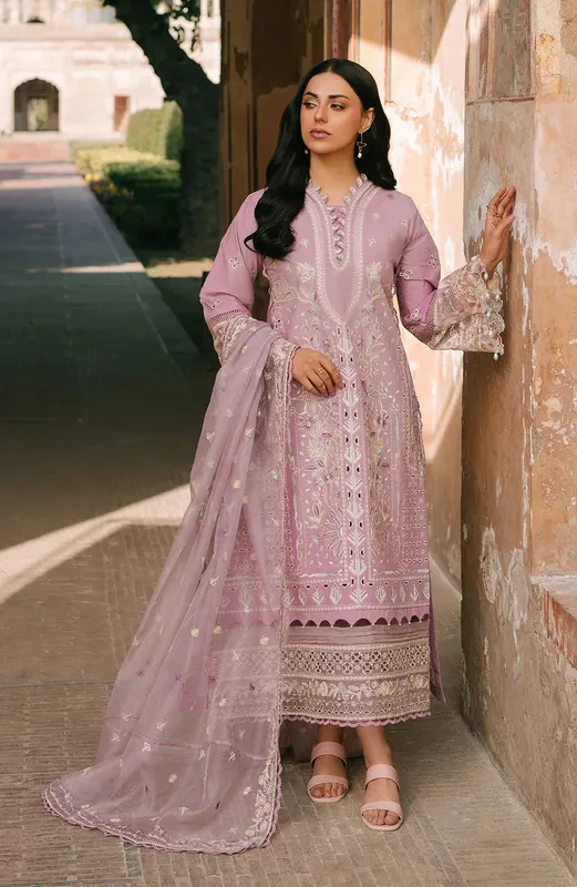 Fiona Sarang Lawn 25 Default Title Organza – view 1 – Poshaq