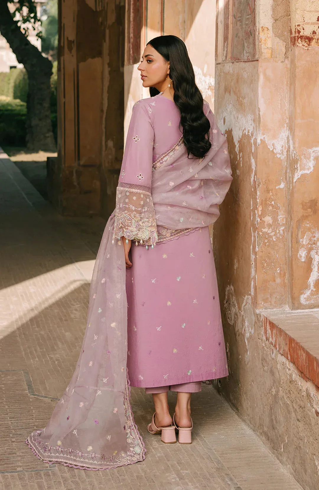 Fiona Sarang Lawn 25 Default Title Organza – view 2 – Poshaq