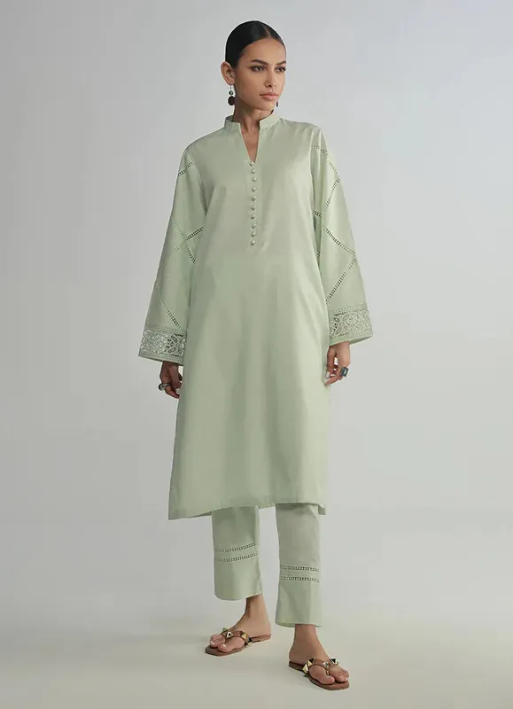 Image Spring Basics 25 Mint Green Dobby – view 1 – Poshaq
