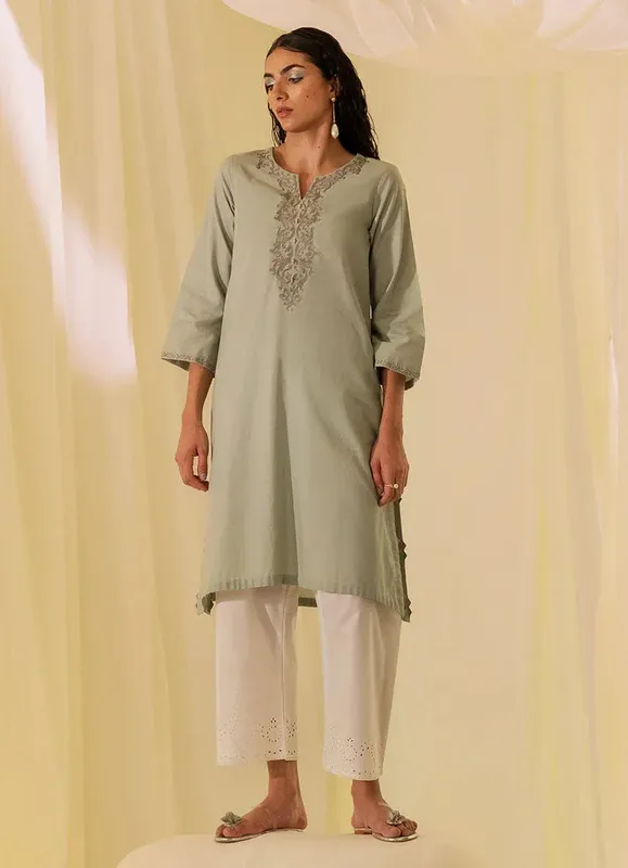 Image Spring Basics 25 Sage Jacquard – view 1 – Poshaq