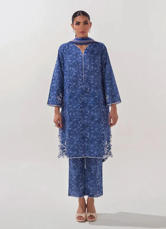 Image Spring Basics 25 Blue Chiffon – view 1 – Poshaq