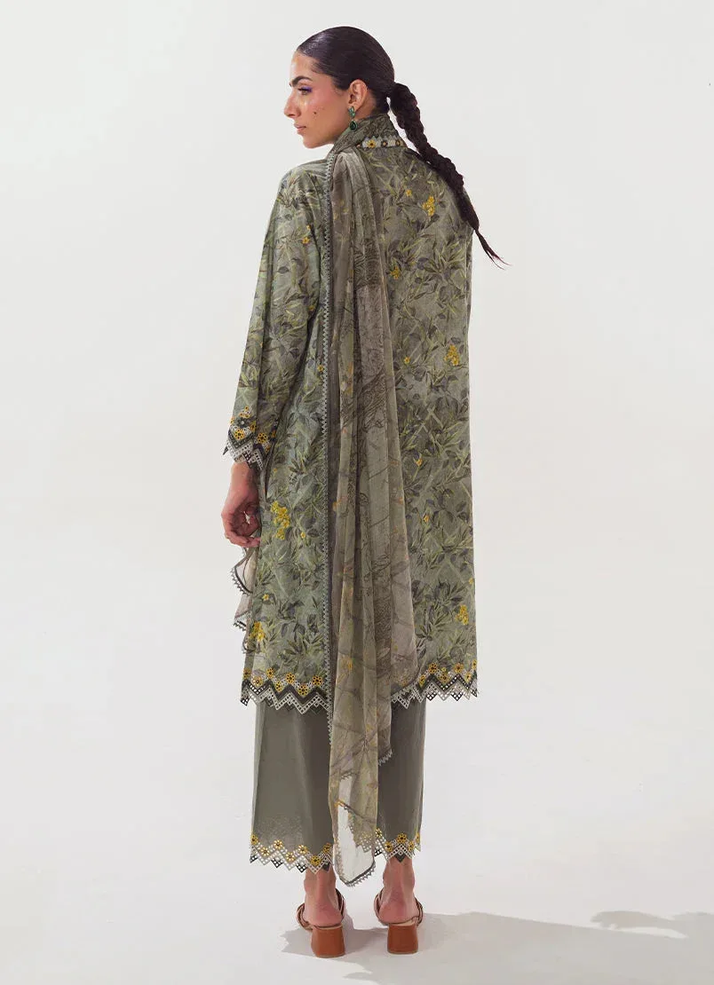Image Spring Basics 25 Olive Haze Chiffon – view 2 – Poshaq