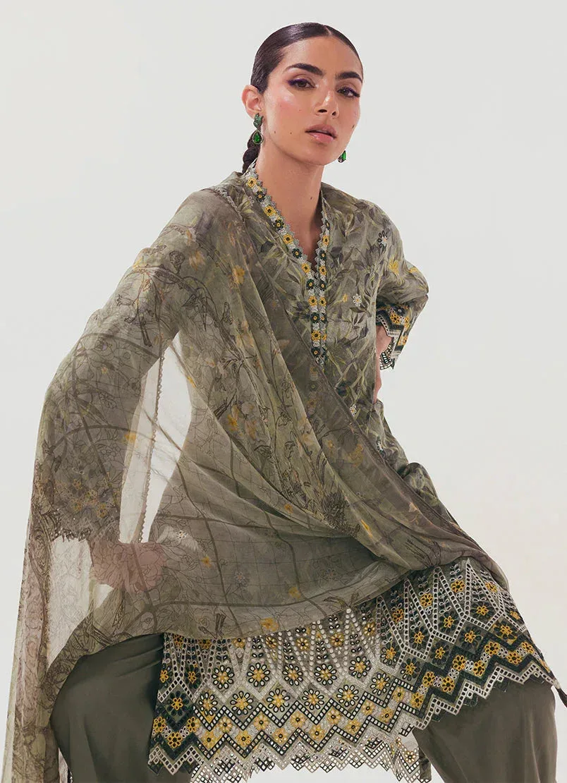 Image Spring Basics 25 Olive Haze Chiffon – view 3 – Poshaq