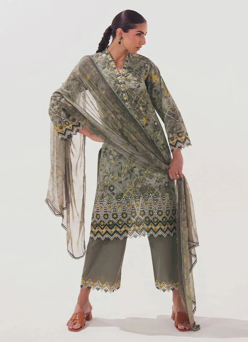 Image Spring Basics 25 Olive Haze Chiffon – view 4 – Poshaq