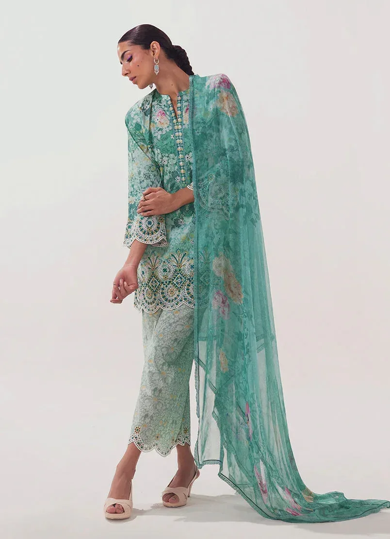 Image Spring Basics 25 Sea Green Chiffon – view 1 – Poshaq