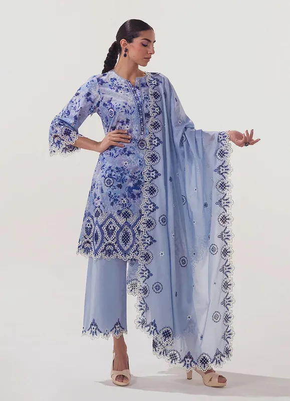 Image Spring Basics 25 Blue Cotton – view 1 – Poshaq