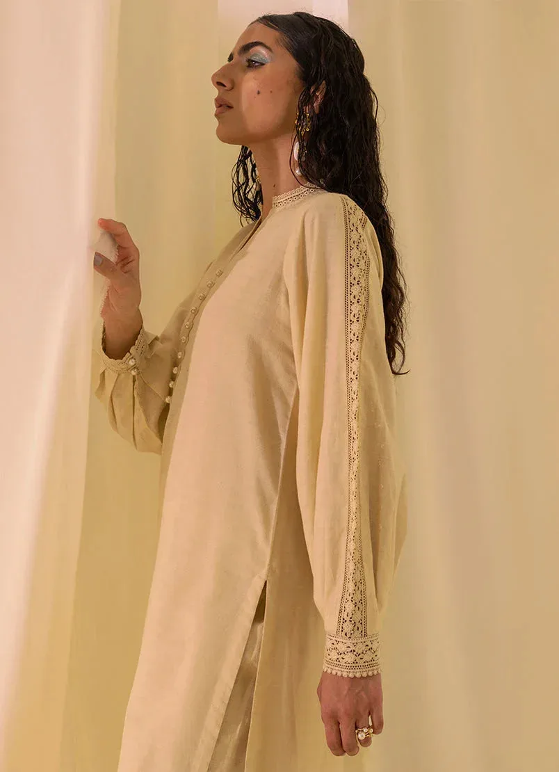 Image Spring Basics 25 Pale Yellow Jacquard – view 4 – Poshaq