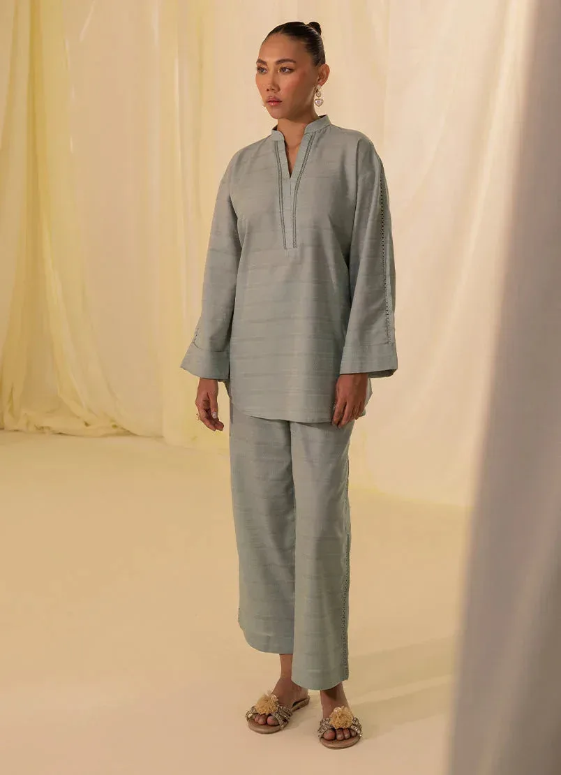Image Spring Basics 25 Grey Jacquard – view 1 – Poshaq