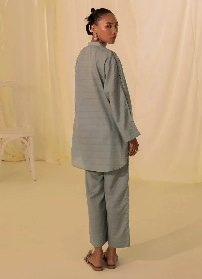 Image Spring Basics 25 Grey Jacquard – view 2 – Poshaq