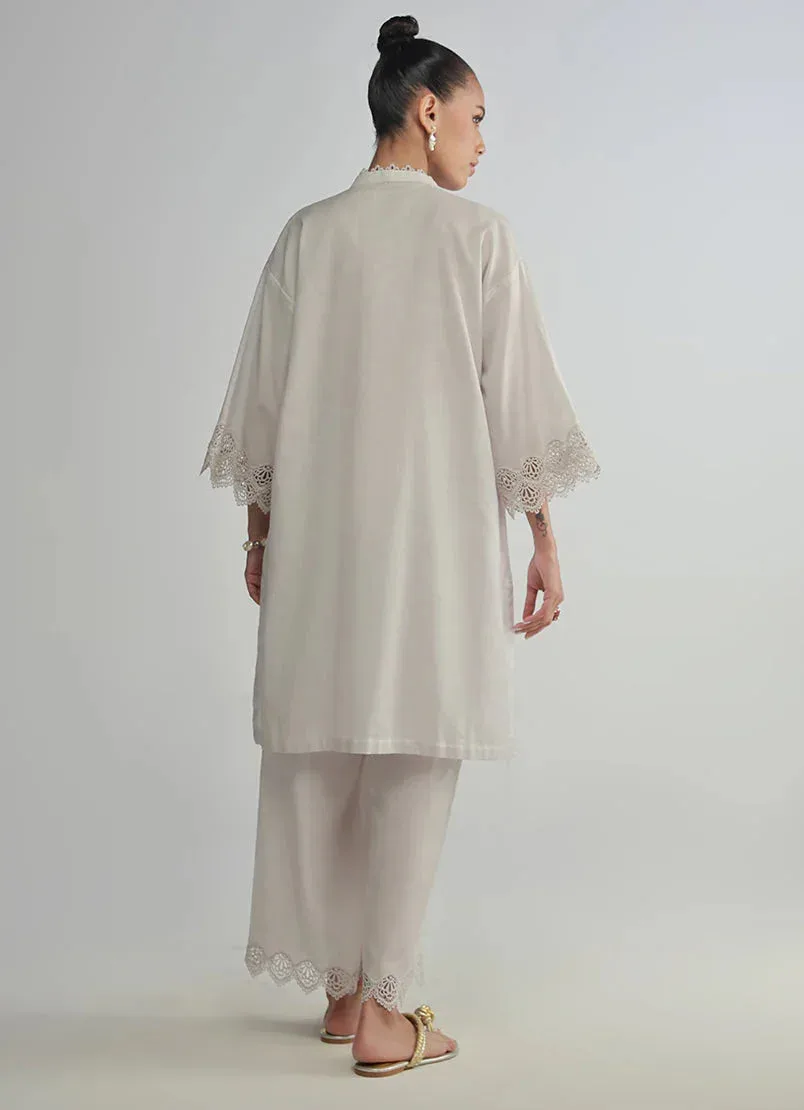 Image Spring Basics 25 White Jacquard – view 2 – Poshaq