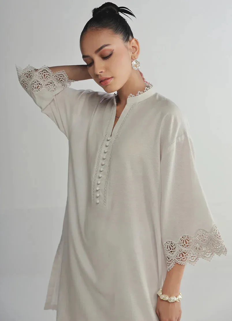 Image Spring Basics 25 White Jacquard – view 3 – Poshaq