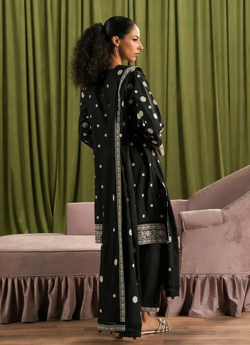 Image Spring the Tea Black Cotton – view 2 – Poshaq
