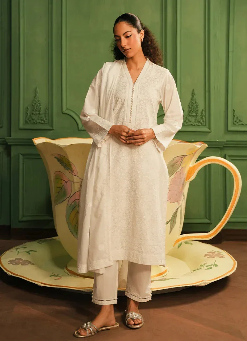 Image Spring the Tea Off White Cotton – view 1 – Poshaq