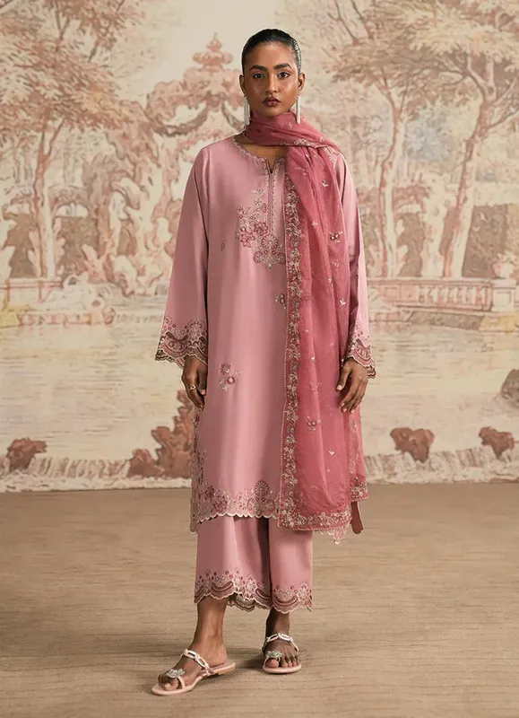 Image Spring the Tea Blush Pink Organza – view 1 – Poshaq