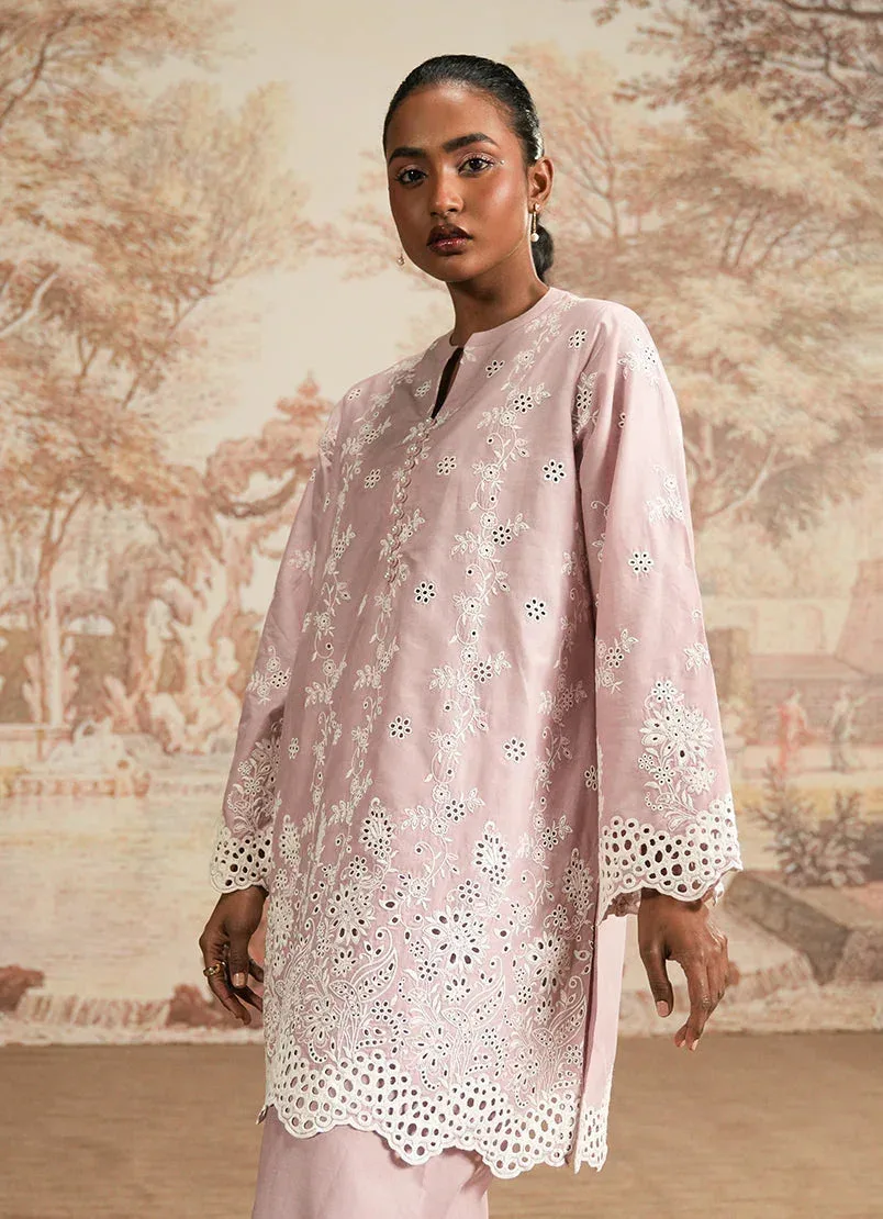 Image Spring the Tea Pastel Pink Cotton – view 3 – Poshaq