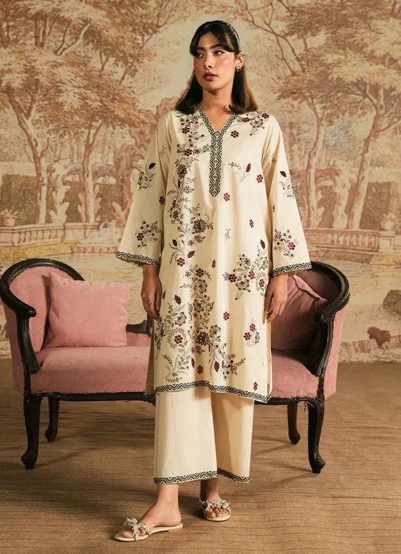 Image Spring the Tea Cream Cotton – view 1 – Poshaq