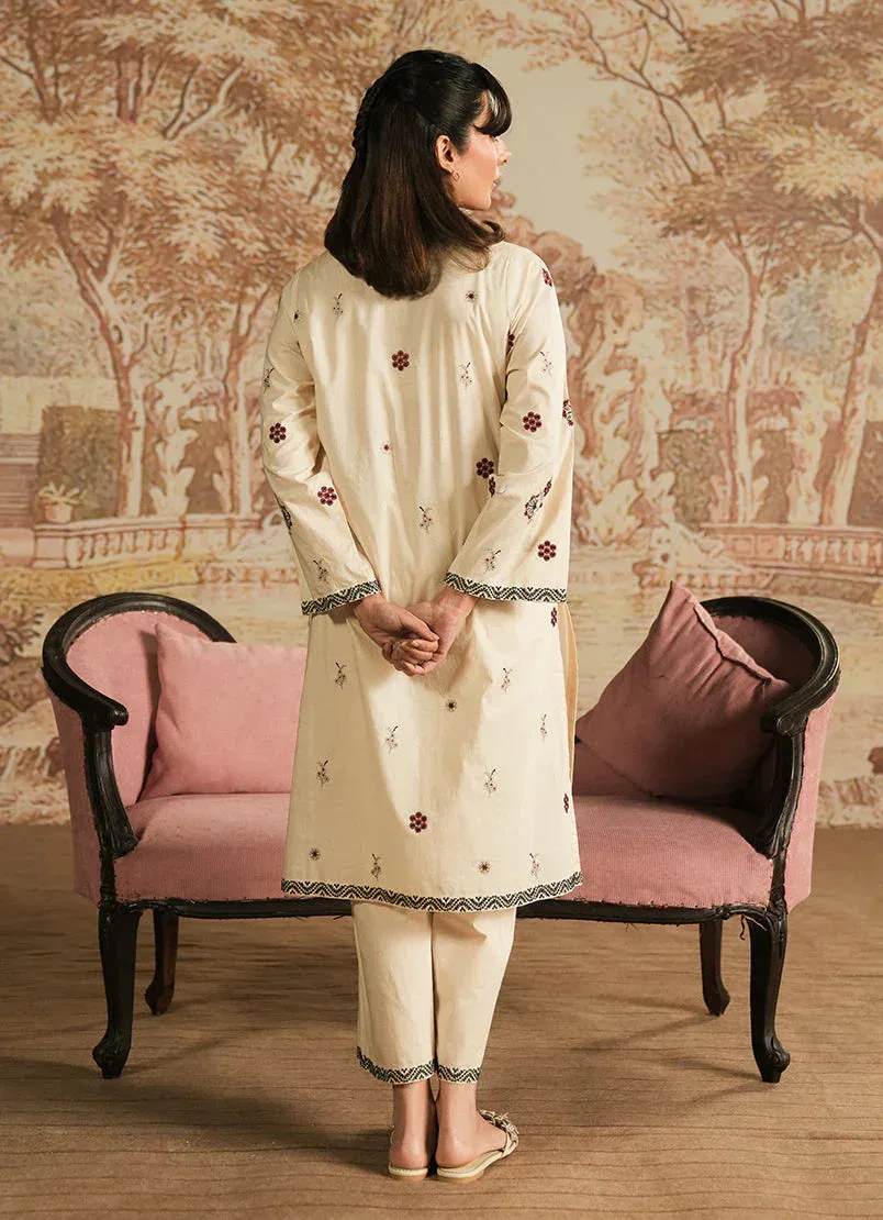Image Spring the Tea Cream Cotton – view 2 – Poshaq