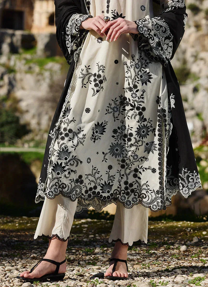 Image Lawnkari 25 White Cambric – view 2 – Poshaq