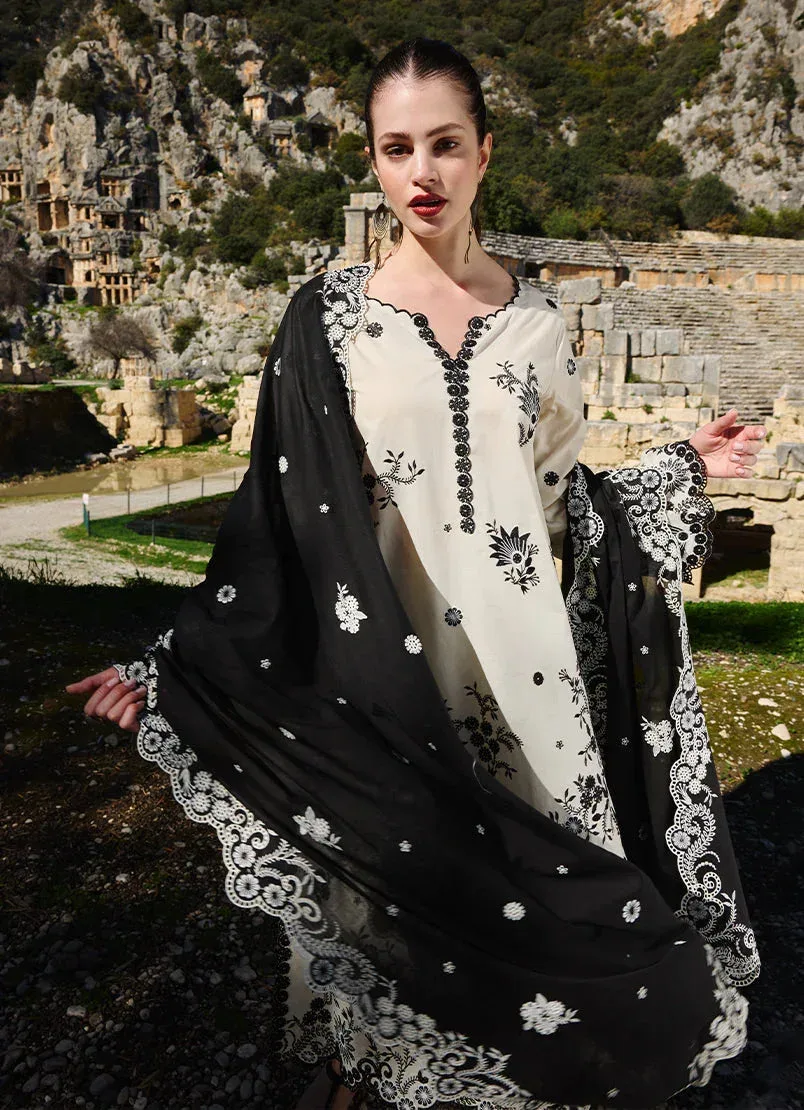 Image Lawnkari 25 White Cambric – view 3 – Poshaq