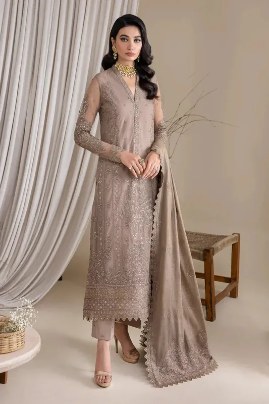 Iznik Chinnon Chiffon Organza – view 1 – Poshaq