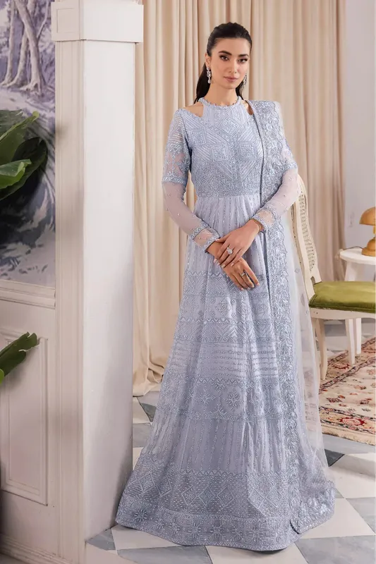 Iznik Chinnon Chiffon Raw Silk – view 1 – Poshaq