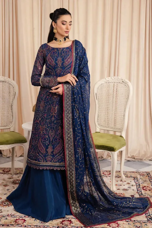 Iznik Chinnon Chiffon Raw Silk – view 1 – Poshaq