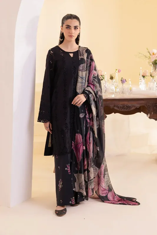 Iznik Exclusive Lawn Cambric – view 1 – Poshaq