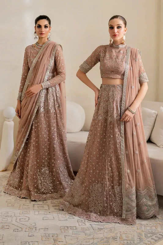 Iznik Chinnon Chiffon Grey Raw Silk – view 1 – Poshaq