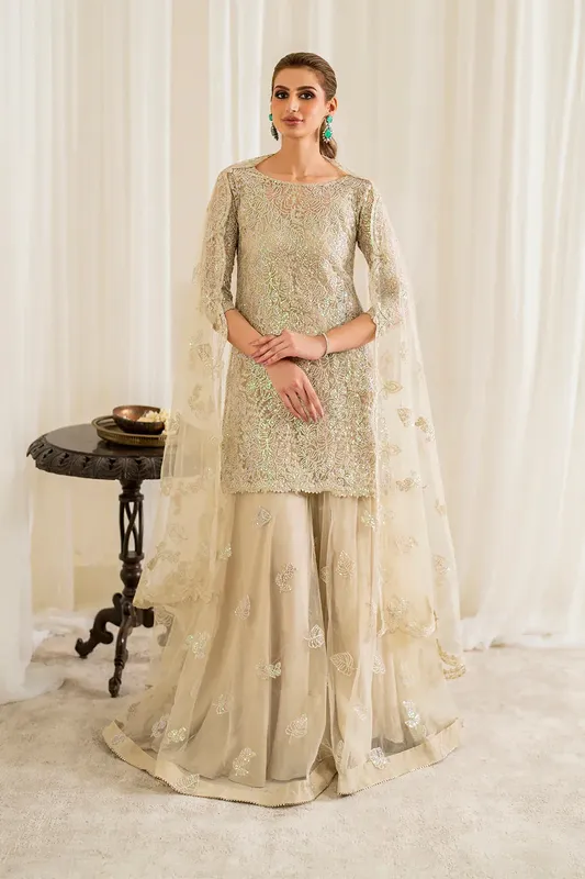 Iznik Formal Wear Raw Silk – view 1 – Poshaq