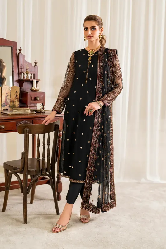 Iznik Formal Wear Raw Silk – view 1 – Poshaq