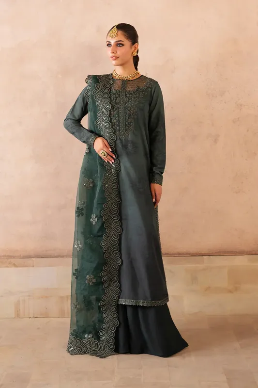 Iznik Formal Wear Raw Silk – view 1 – Poshaq