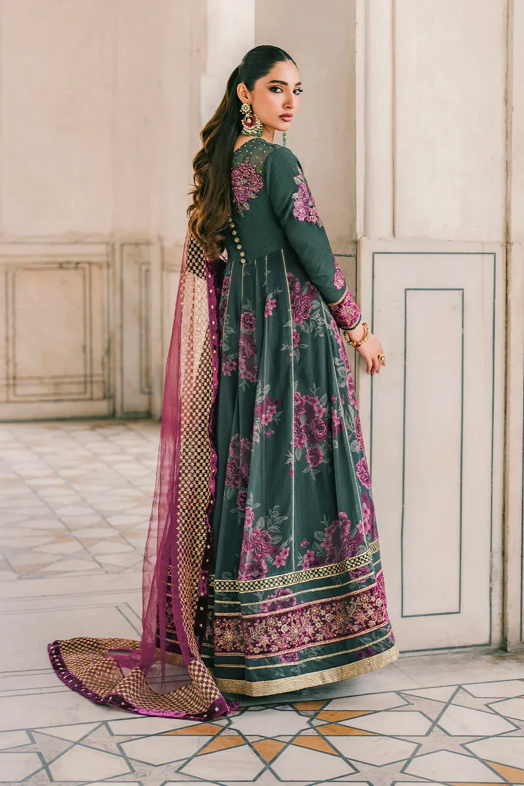 Iznik Formal Wear Raw Silk – view 2 – Poshaq