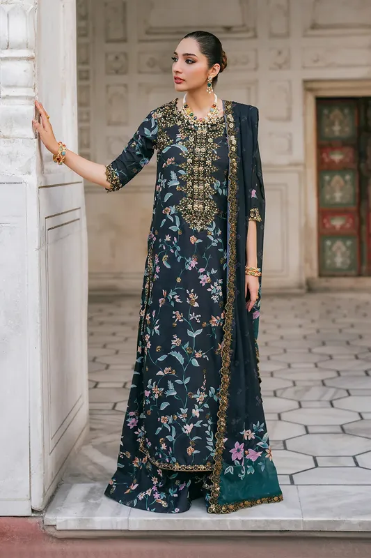 Iznik Formal Wear Raw Silk – view 1 – Poshaq