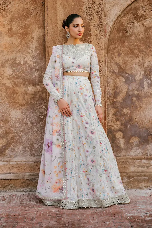 Iznik Formal Wear Georgette – view 1 – Poshaq