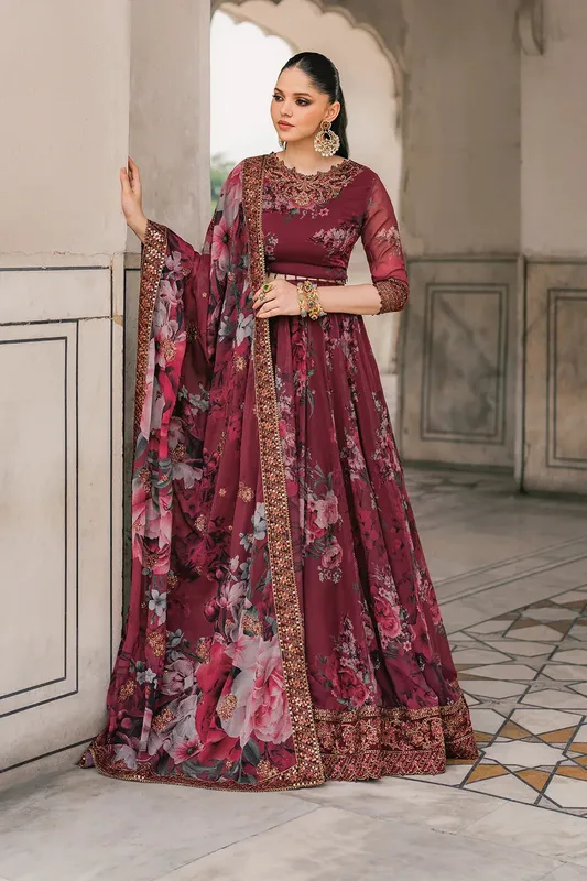 Iznik Formal Wear Organza – view 1 – Poshaq