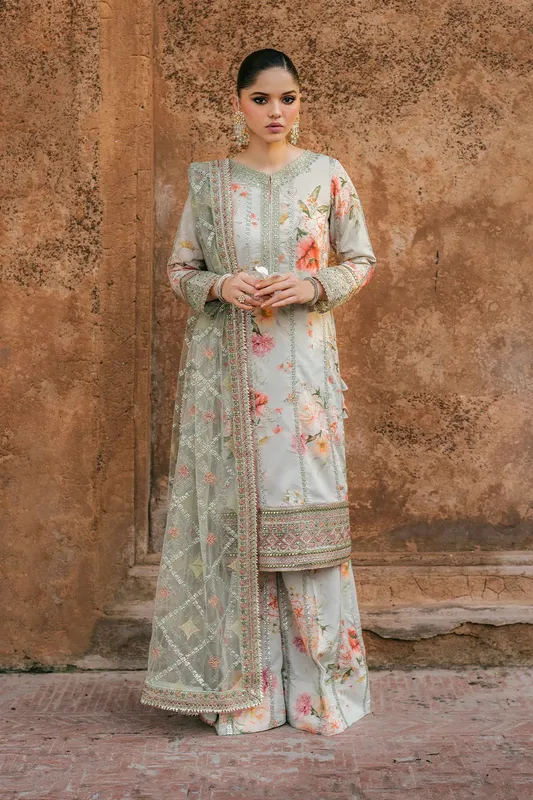 Iznik Formal Wear Raw Silk – view 1 – Poshaq