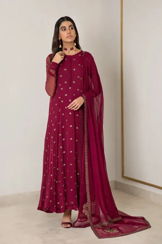 Iznik Ready to Wear Raw Silk – view 1 – Poshaq