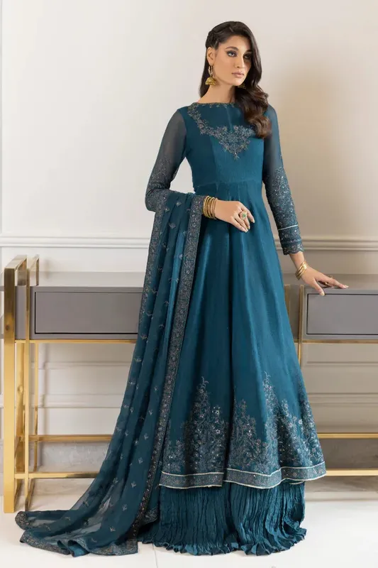 Iznik Ready to Wear Raw Silk – view 1 – Poshaq