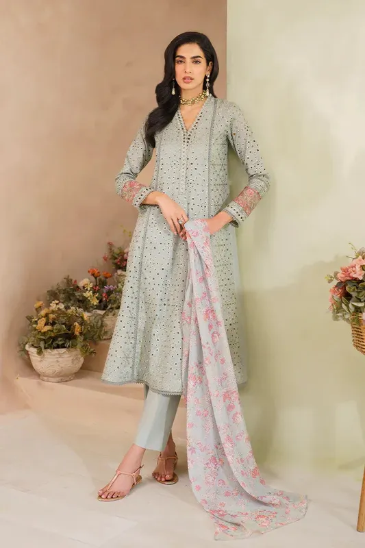 Iznik Ready to Wear Cambric – view 1 – Poshaq