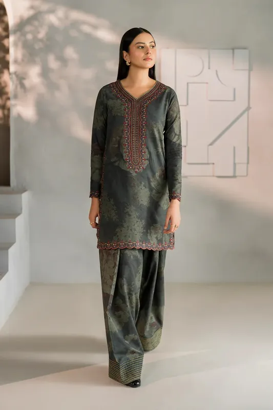 Iznik Ready to Wear Khaddar – view 1 – Poshaq