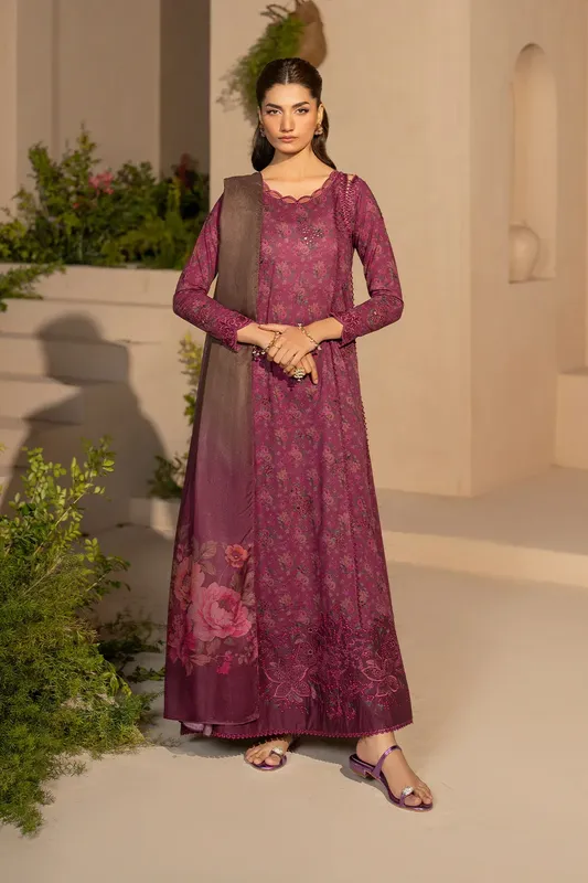 Iznik Festive Lawn 25 Organza – view 1 – Poshaq
