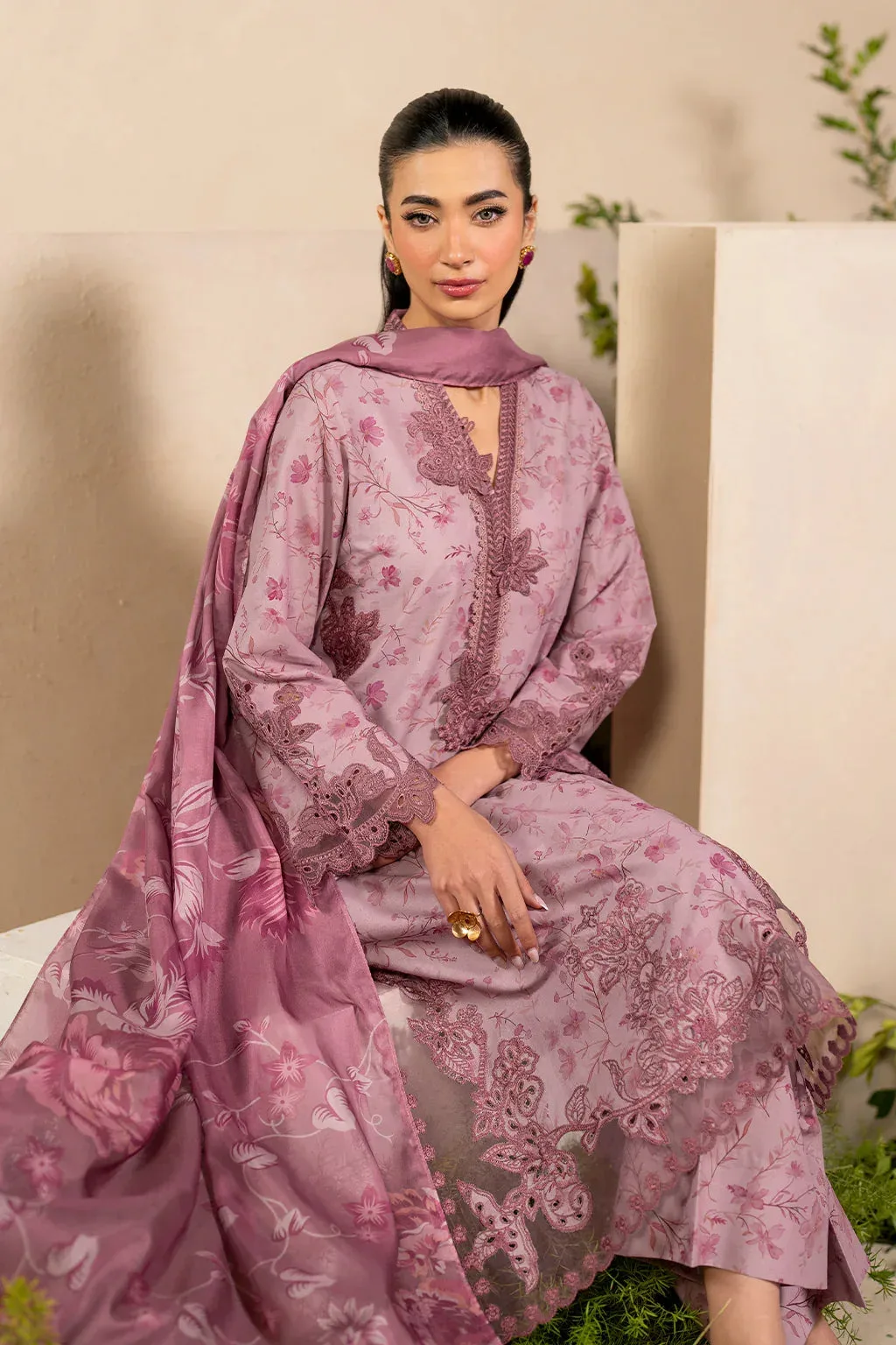 Iznik Festive Lawn 25 Organza – view 6 – Poshaq