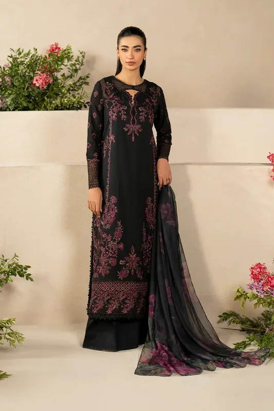 Iznik Festive Lawn 25 Organza – view 1 – Poshaq