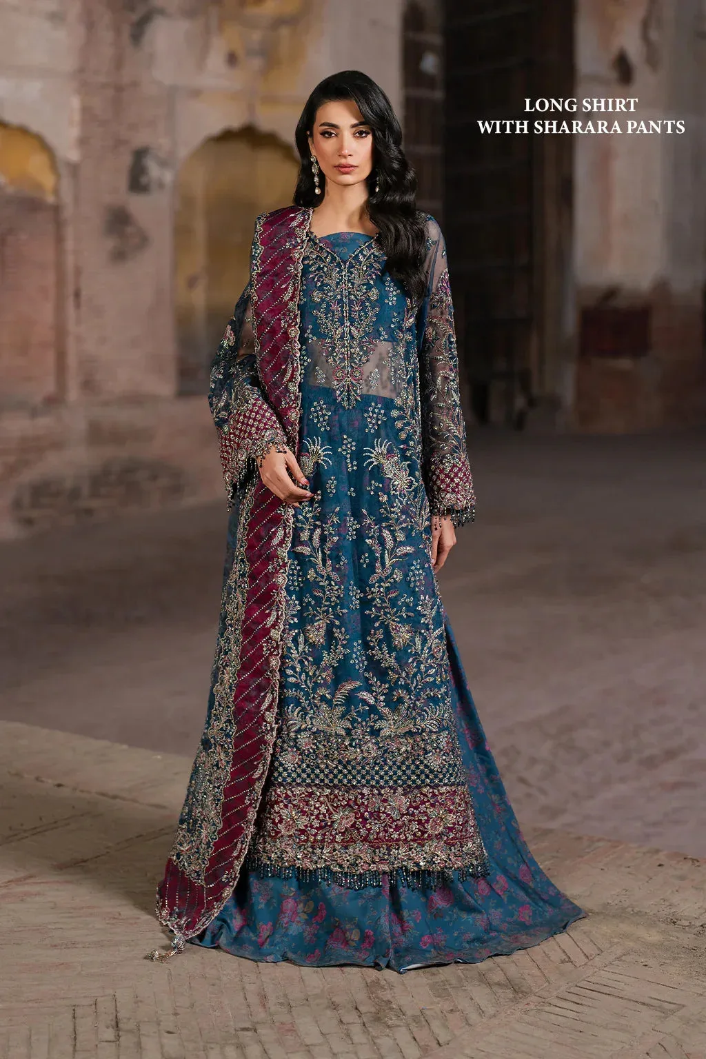 Iznik Luxury Chiffon Organza – view 5 – Poshaq