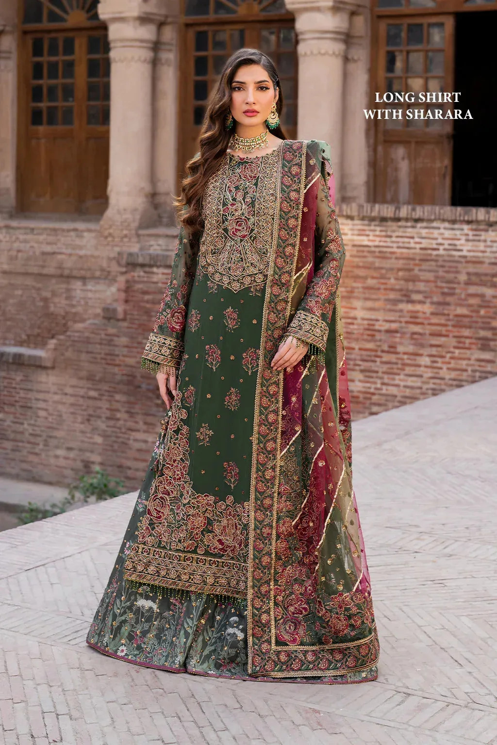 Iznik Luxury Chiffon Organza – view 1 – Poshaq
