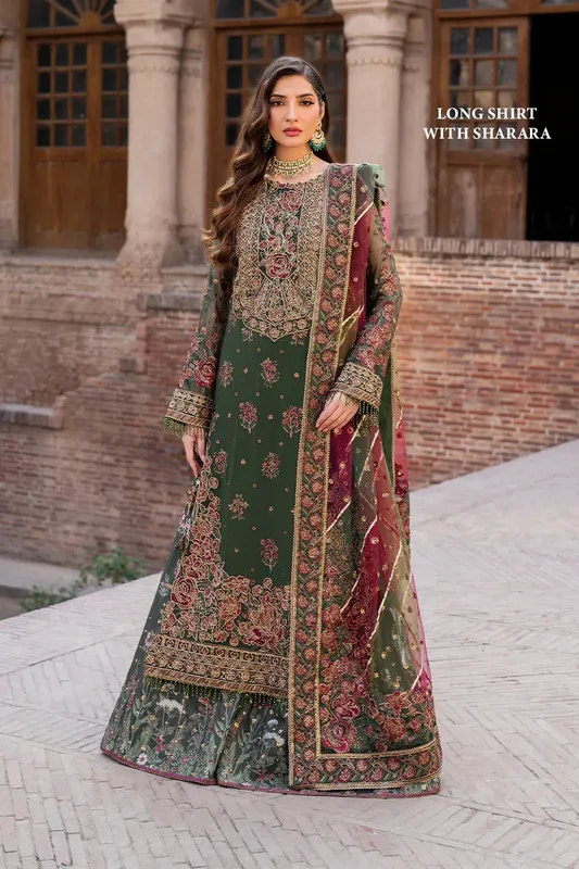Iznik Luxury Chiffon Organza – view 1 – Poshaq
